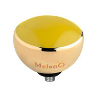Melano Twisted Resin Aufsatz Goldfarben Yellow