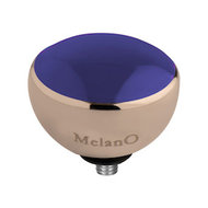 Melano Twisted Resin Meddy Stainless Steel Rose Gold-coloured Blue