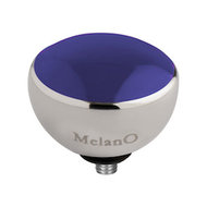Melano Twisted Resin Meddy Stainless Steel Silver-coloured Blue