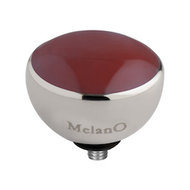 Melano Twisted Resin Meddy Stainless Steel Silver-coloured Bordeaux