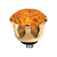 Melano Twisted Crown Stainless Steel Meddy Gold-coloured Ochre