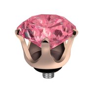 Melano Twisted Crown Stainless Steel Meddy Rose Gold-coloured Red