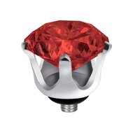 Melano Twisted Crown Aufsatz Silberfarben China Red