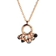 Melano Twisted Pendant Tasha Stainless Steel Rose Gold-coloured