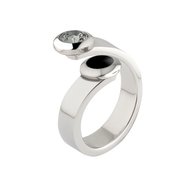 Melano Vivid Ring Vicky 10mm Stainless Steel Silver-coloured
