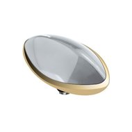 Melano Twisted Meddy Marquise Edelstaal Crystal  Goudkleurig