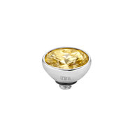 Melano Twisted Meddy 6mm Oval Zilverkleurig Gold-coloured Shadow