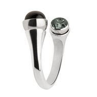 Melano Twisted Tulip Ring Edelstaal