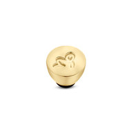 Melano Twisted Zodiac Sign Meddy Stainless Steel Gold-coloured Horned Goat