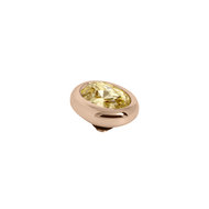 Melano Twisted Aufsatz Oval Roségoldfarben Gold-coloured Shadow