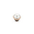 Melano Twisted Meddy Pearl Stone Rose Gold Coloured White_