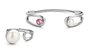 Melano Twisted Double Loop Bracelet Silver-coloured_