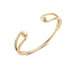 Melano Twisted Double Loop Armband Goldfarben_