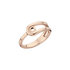 Melano Twisted Ring Taheera Stainless Steel  Rose Gold-coloured_