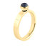 Melano Twisted Stainless Steel Ring Gold-coloured Tatum_