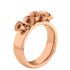 Melano Twisted Ring Tess Edelstaal Rose Goudkleurig_