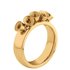 Melano Twisted Ring Tess Stainless Steel Gold-coloured_