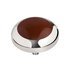 MelanO Vivid Setting Edelstaal Zilver Brown_