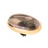 Melano Twisted Meddy Oval Stainless Steel Gold-coloured Salmon_