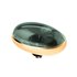 Melano Twisted Meddy Oval Stainless Steel Gold-coloured Transparent Black_