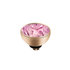 Melano Twisted Meddy Zirkonia Edelstaal Rose Goudkleurig Blossom Pink_