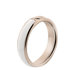 Melano Twisted Tracy Resin Ring Edelstaal Rose Goudkleurig White_