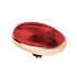 Melano Twisted Meddy Oval Edelstaal China Red Rose Goudkleurig_