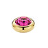 Melano Vivid Aufsatz Zirkonia Goldfarben Fuchsia_