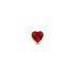 Melano Twisted Valentine Meddy Zirkonia Gold-coloured Heart Red_