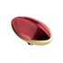 Melano Twisted Meddy Marquise Stainless Steel Gold-coloured Dark Red_