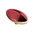 Melano Twisted Meddy Marquise Edelstaal Dark Red Goudkleurig_
