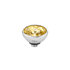 Melano Twisted Meddy 6mm Oval Zilverkleurig Gold-coloured Shadow_